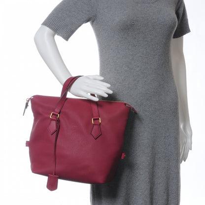 Fendi Vitello Satchel Amarena 2 of 9