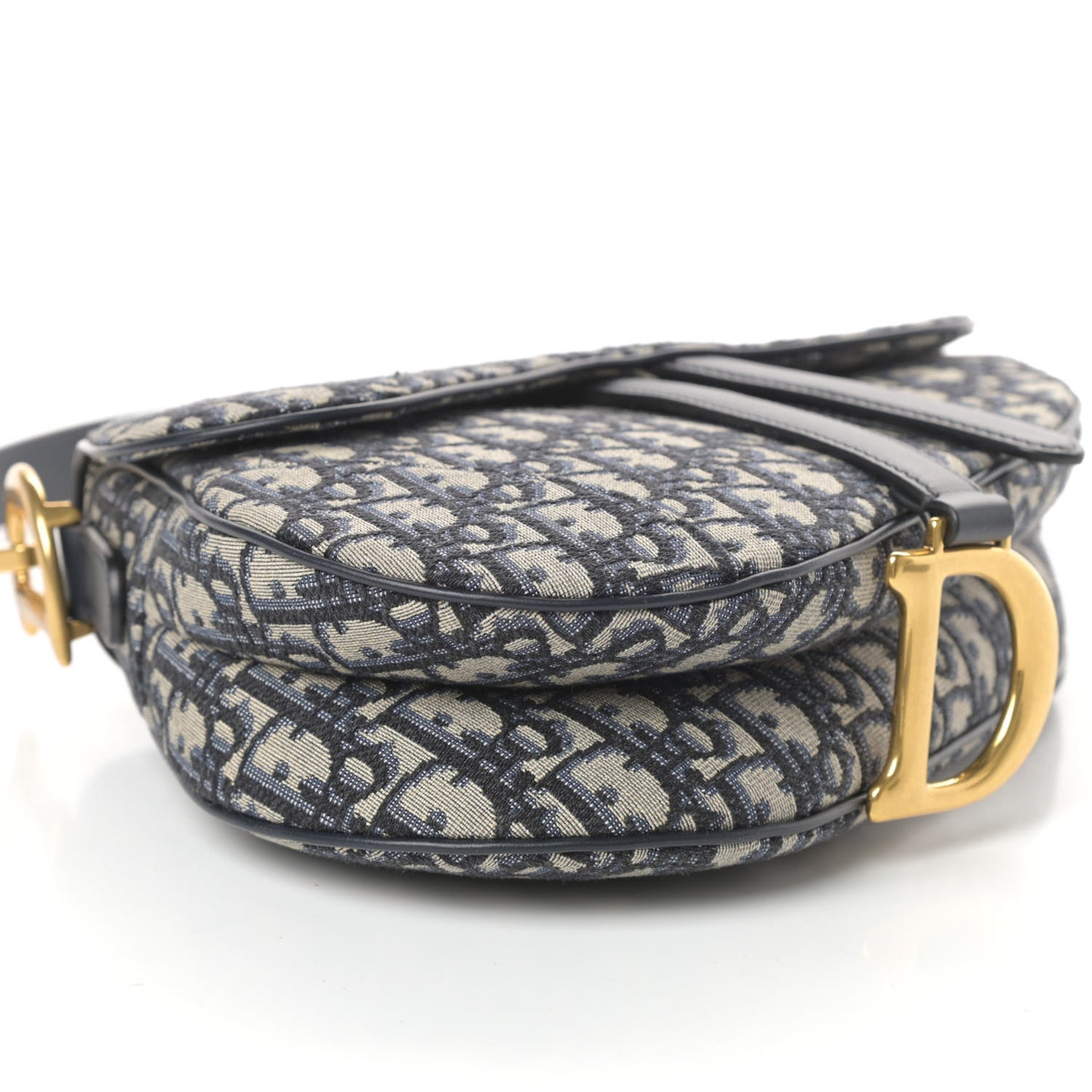 Oblique Saddle Bag Blue