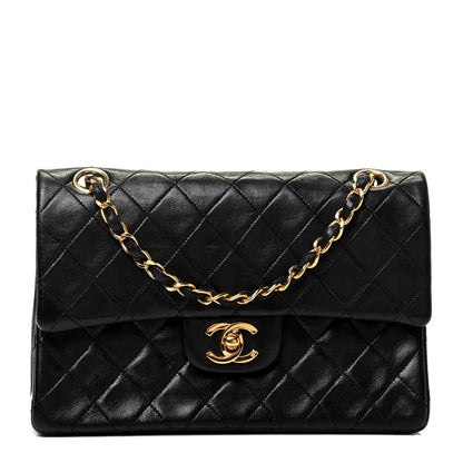Chanel Lambskin Quilted Small Double Flap Black 1 of 4