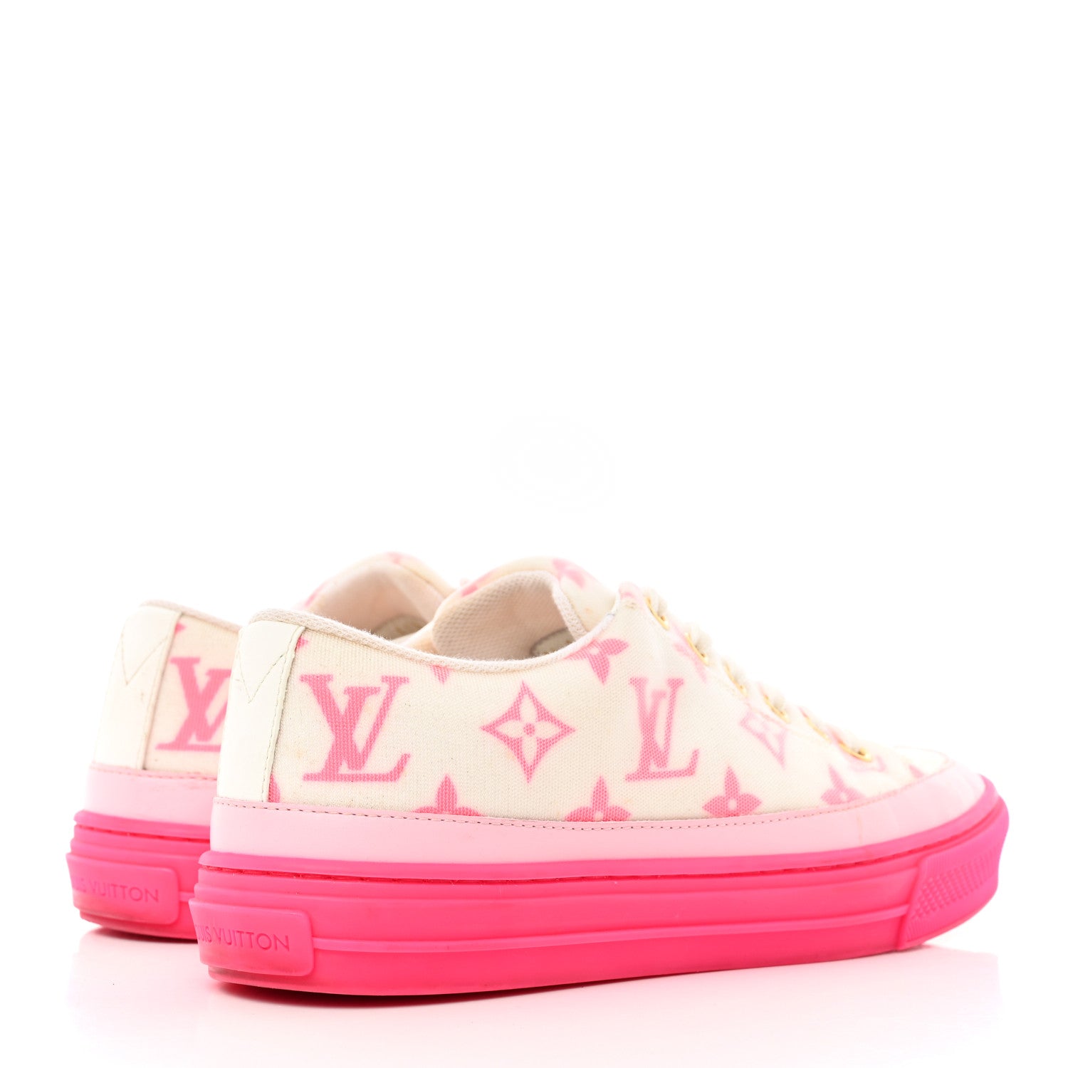 Louis Vuitton Technical Fabric Monogram Stellar Sneakers 35.5 Rose Pop 4 of 17