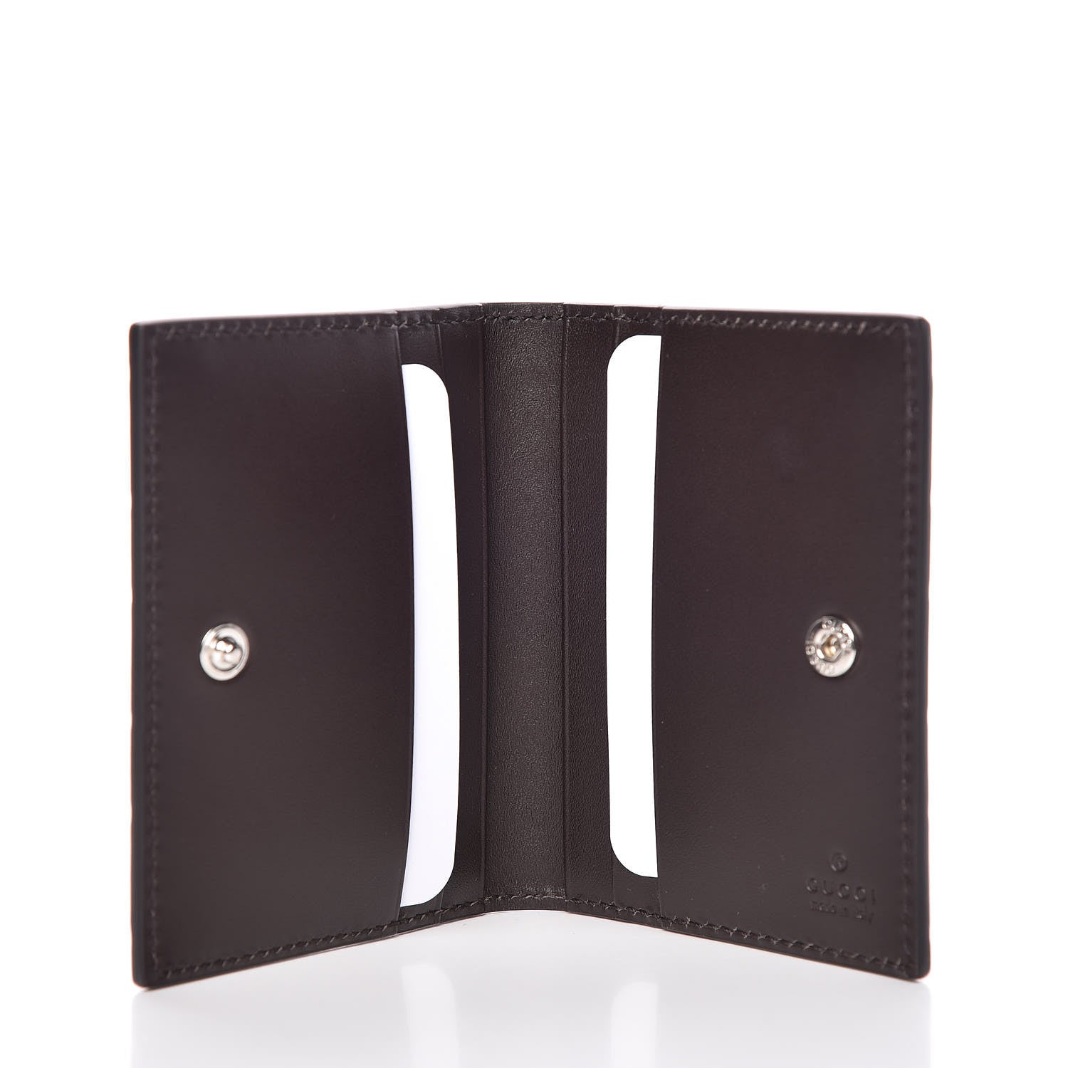 Gucci Guccissima Card Case Brown 5 of 8