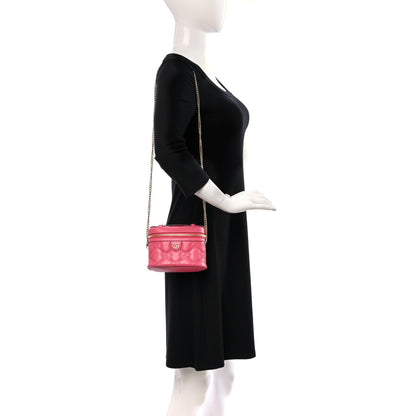 Gucci Calfskin GG Matelasse Mini Top Handle Bag Rhodamine Pink 3 of 8