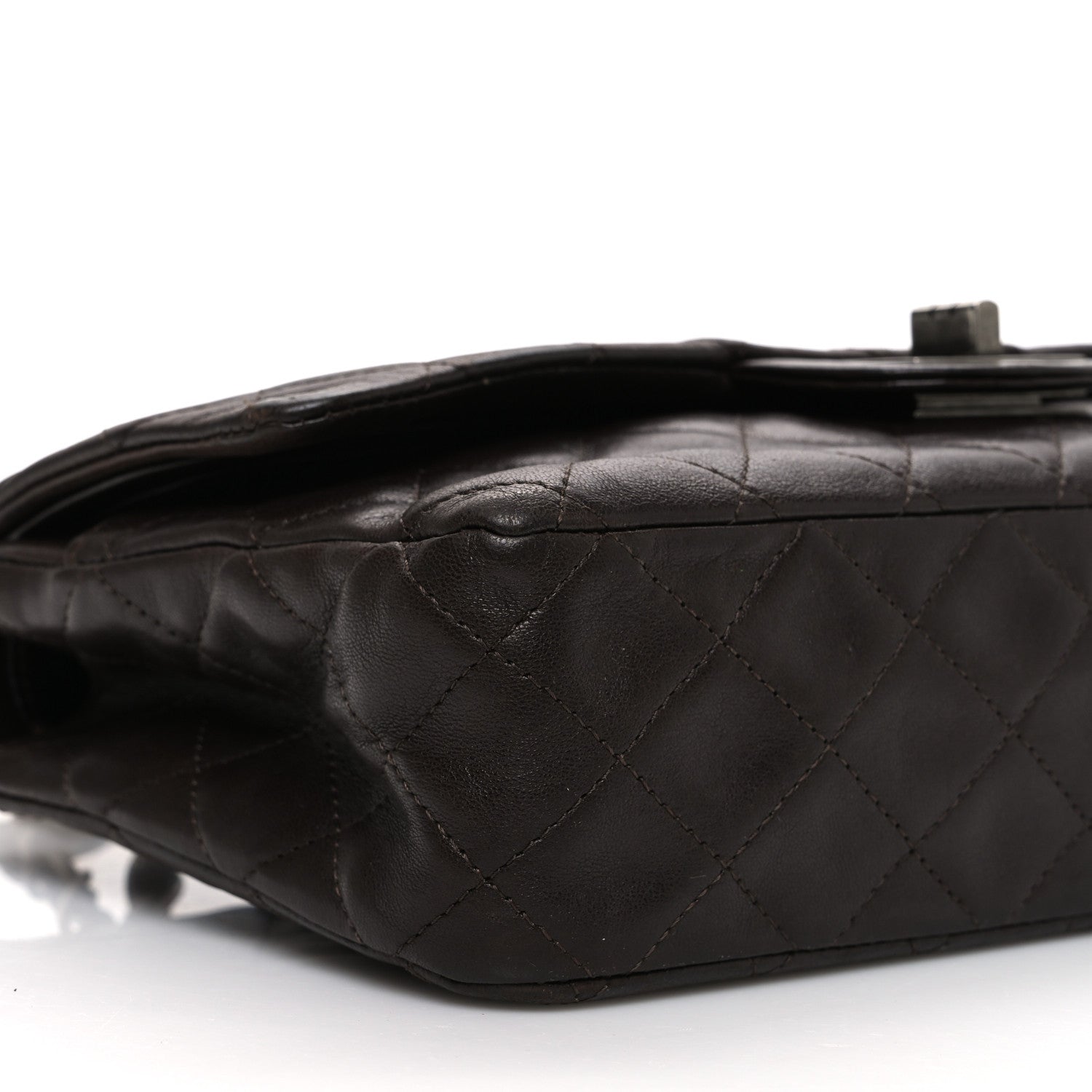 Chanel Lambskin Quilted Medium Hybrid Reissue Flap Brown 10 of 13