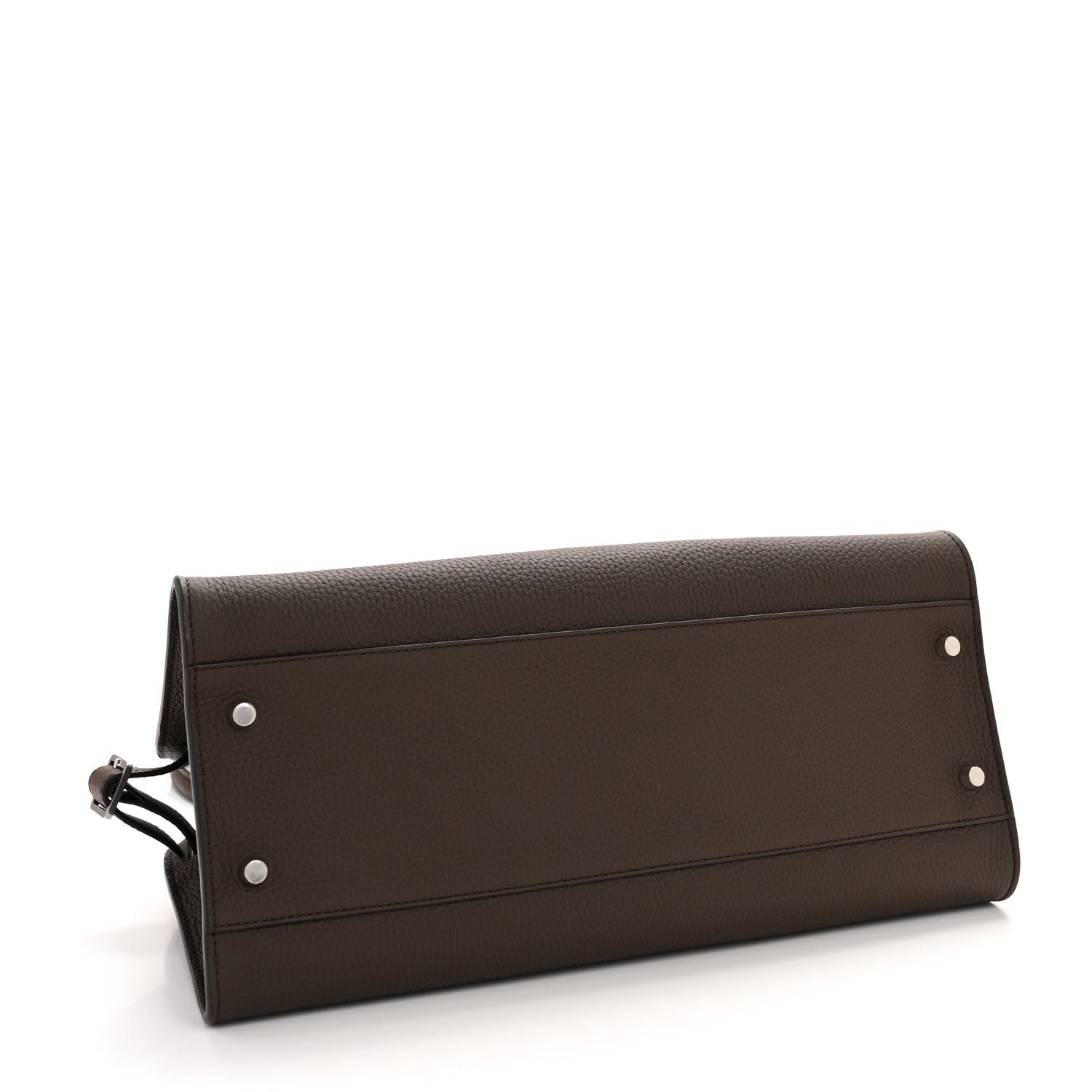 The Row Grained Calfskin Margaux Shoulder 12 Deep Brown 4 of 9