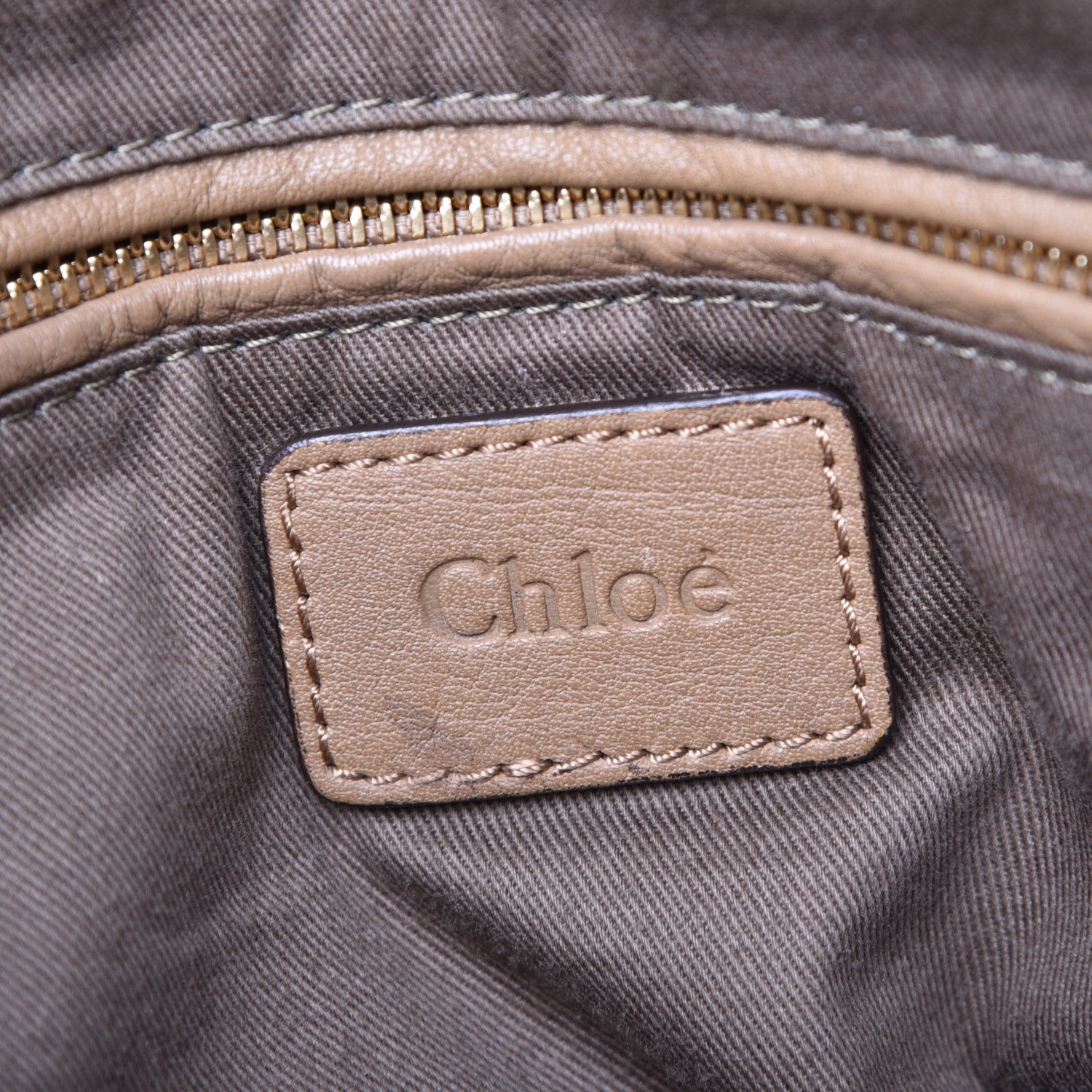 Chloe Calfskin Braided Medium Marcie Satchel Nut 6 of 10