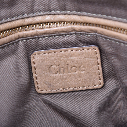 Chloe Calfskin Braided Medium Marcie Satchel Nut 6 of 10