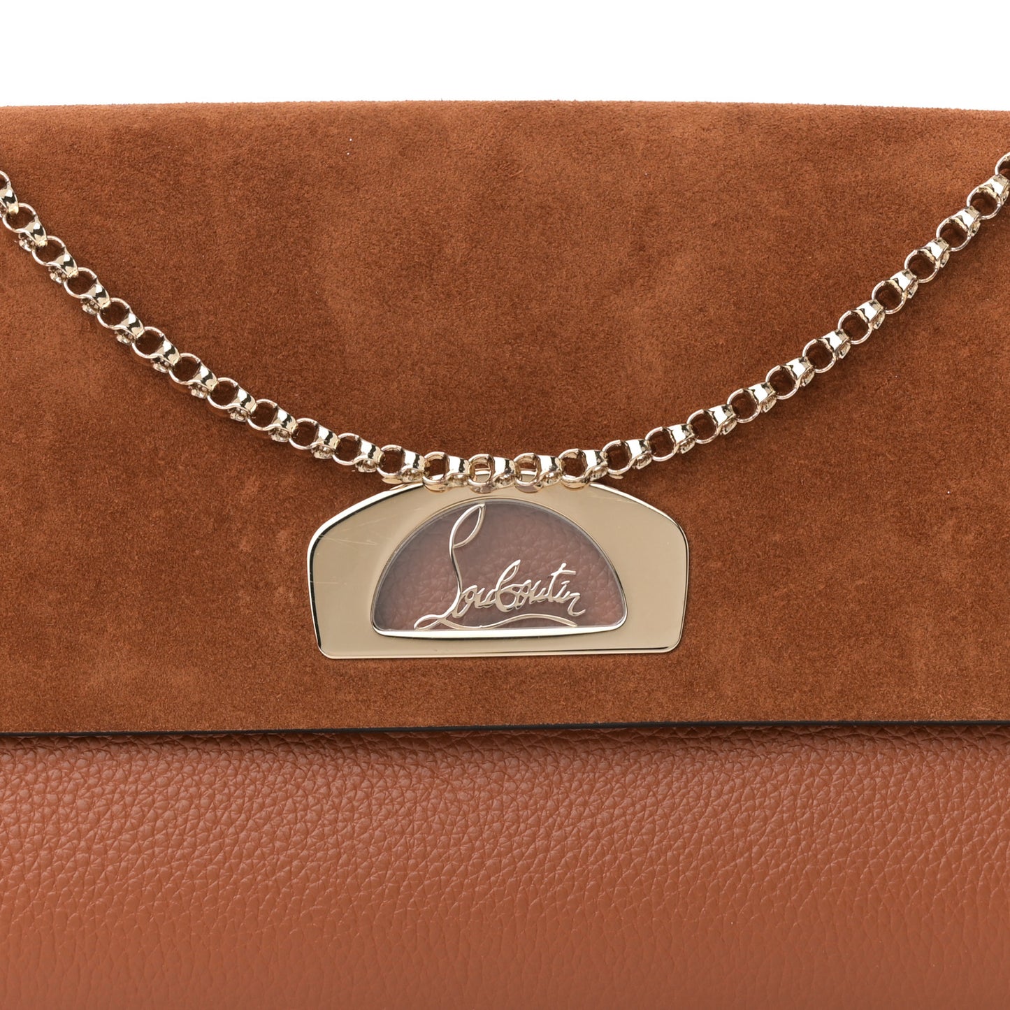 Veau Velours Calfskin Vero Dodat Clutch Cannelle