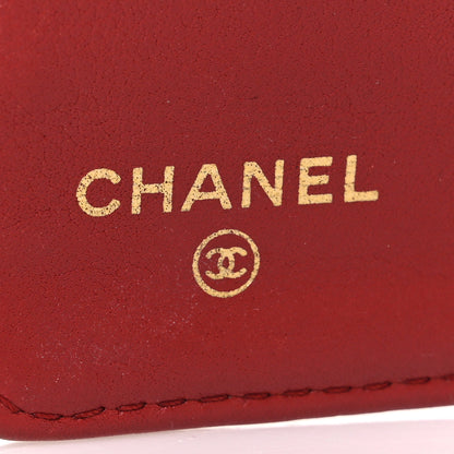 Chanel Aged Calfskin Quilted Reissue 2.55 Yen Wallet Red 6 of 8