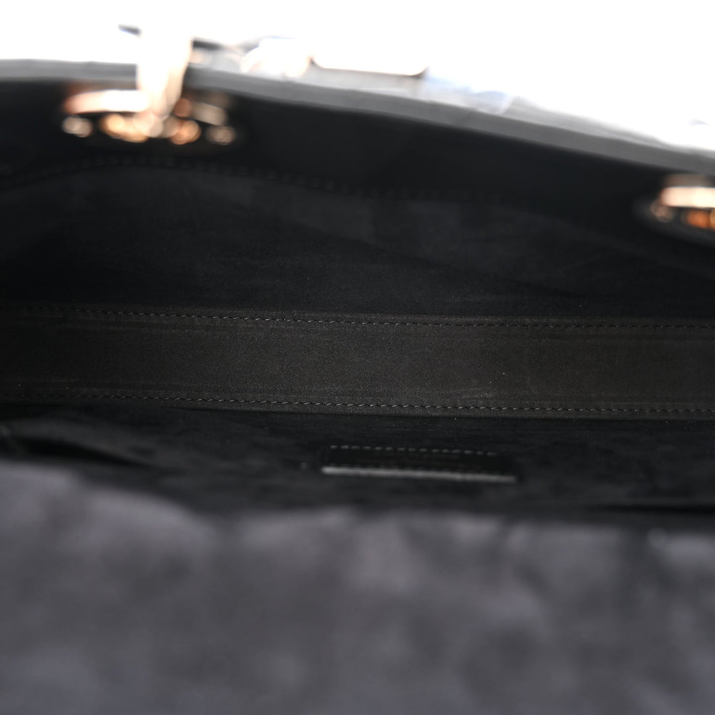 Lambskin Cannage Medium Lady D-Joy Black