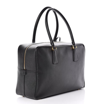 Prada Saffiano Lux Bauletto Nero Black 3 of 11