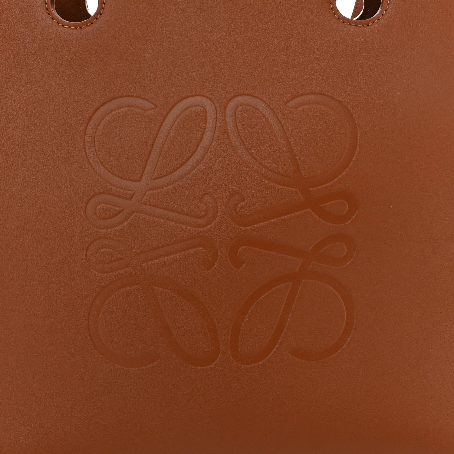 Loewe Smooth Calfskin Small Anagram Tote Tan 7 of 10