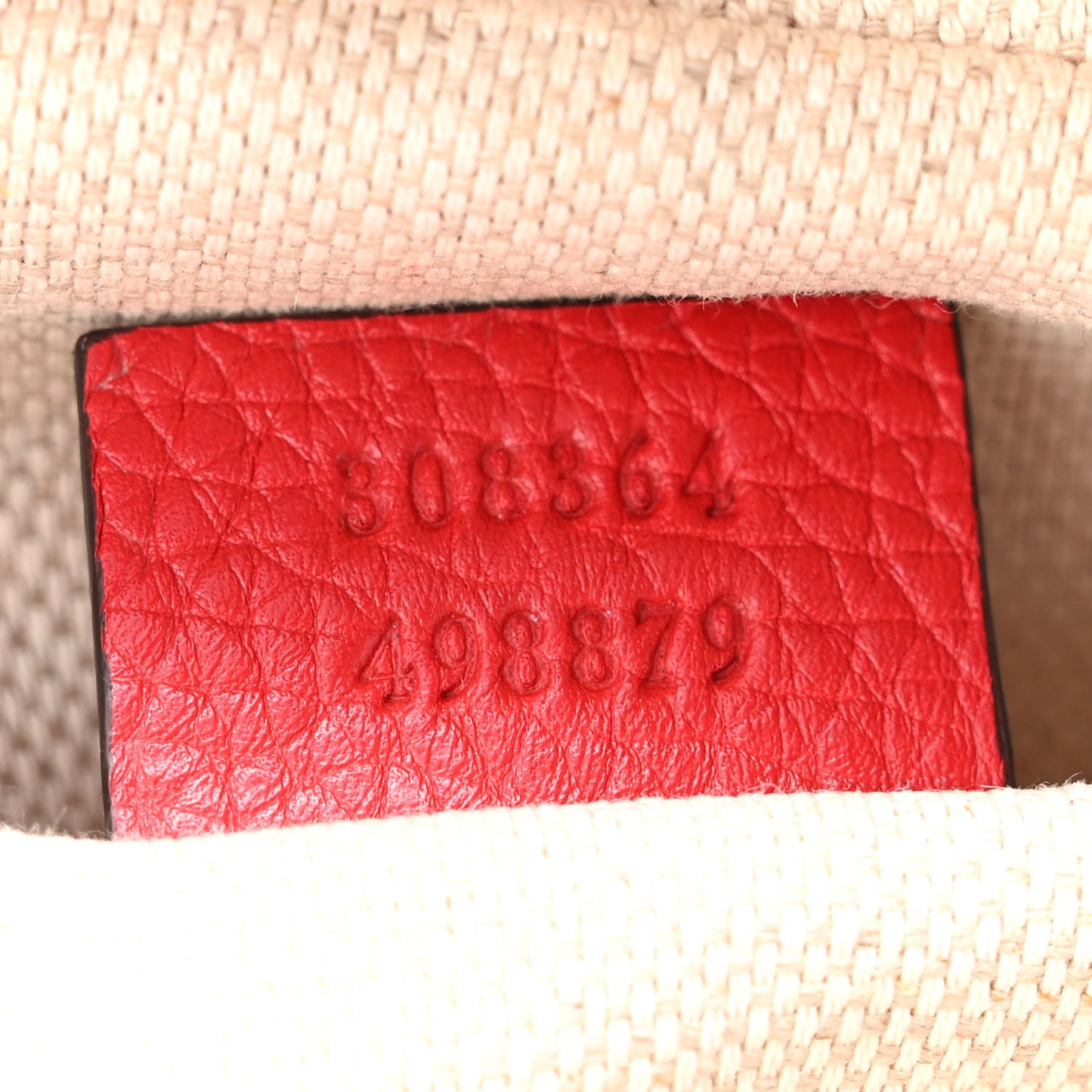 Pebbled Calfskin Small Soho Disco Bag Tabasco Red