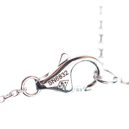 Cartier 18K White Gold Diamond Caresse D'Orchidees Par Necklace 4 of 5
