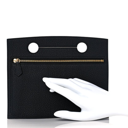 Hermes Togo Backpocket Pouch 25 Black 2 of 9
