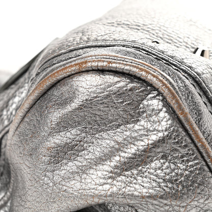 Chloe Metallic Calfskin Medium Paddington Satchel Silver 17 of 18