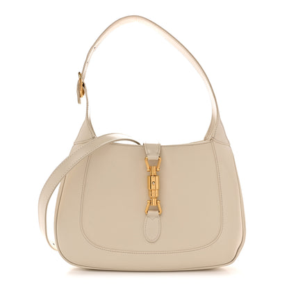 Gucci Boarded Dyana Lux Calfskin Small Jackie 1961 Hobo Mystic White 1 of 13