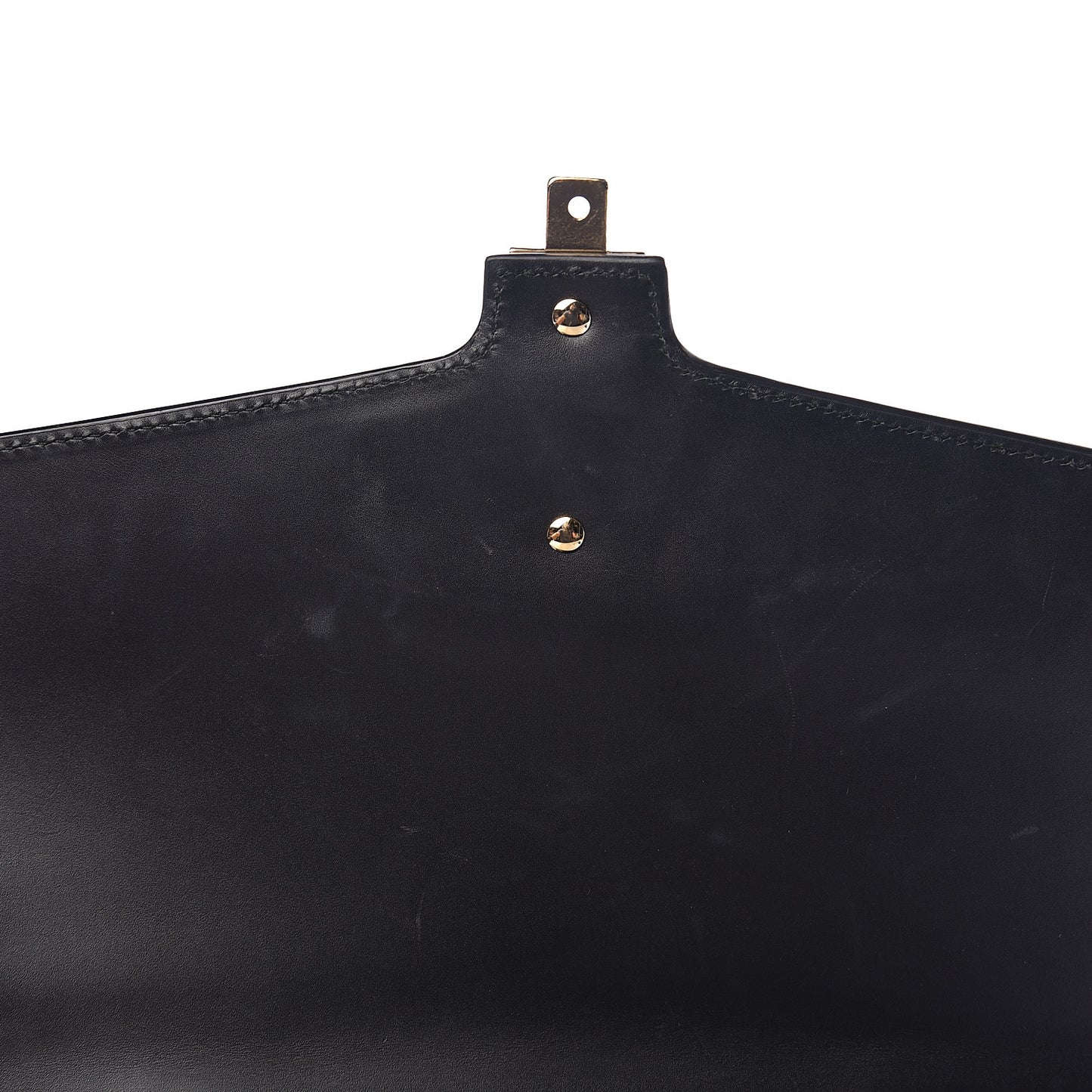 Calfskin Maxi Sylvie Top Handle Bag Black