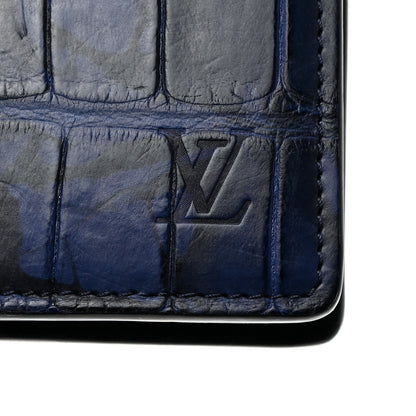 Louis Vuitton Alligator Pocket Organizer Blue 7 of 11