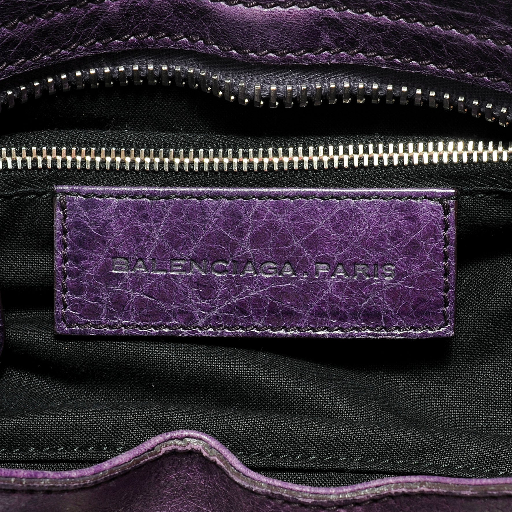 Balenciaga Agneau Giant 21 Silver Hardware City Raisin Purple 5 of 7