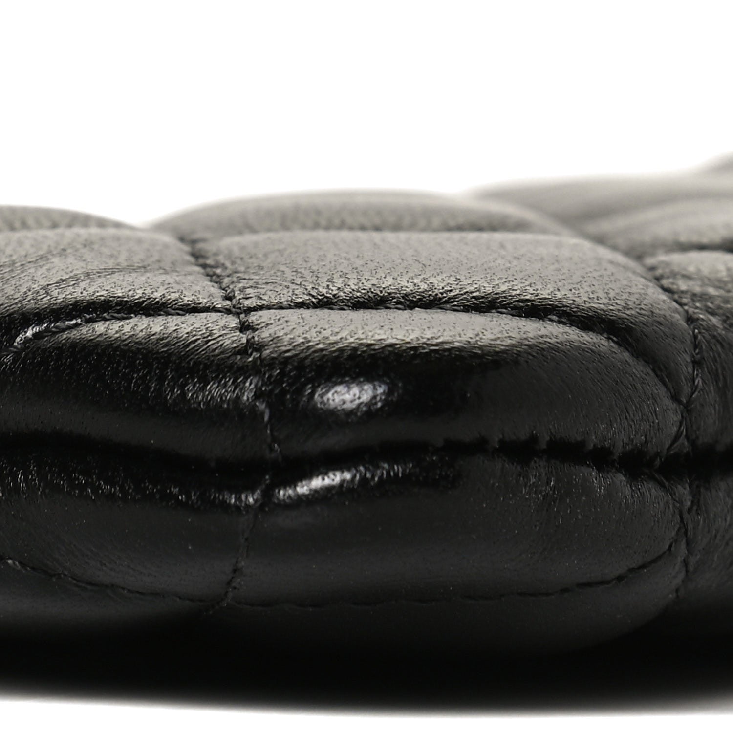 Chanel Lambskin Quilted Small No. 5 Cosmetic Case Black 9 of 12