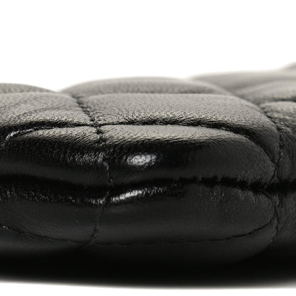 Chanel Lambskin Quilted Small No. 5 Cosmetic Case Black 9 of 12