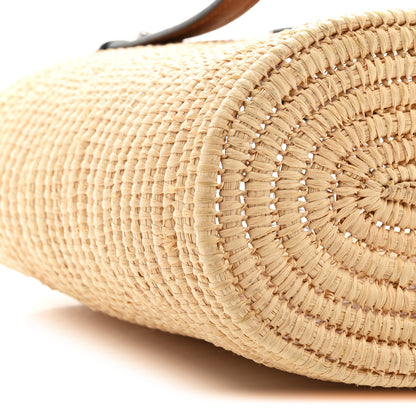 Loewe Raffia Small Square Basket Tote Bag Natural Tan 9 of 14