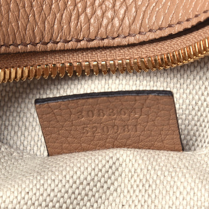 Gucci Pebbled Calfskin Small Soho Disco Bag Rose Beige 7 of 9