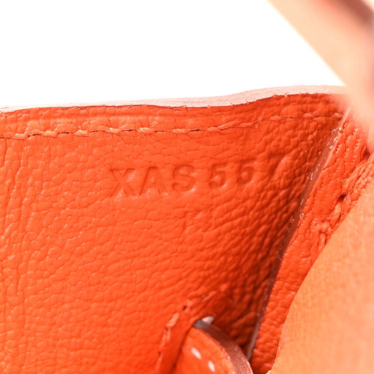 Hermes Epsom Horseshoe Birkin 30 Craie Feu 7 of 12
