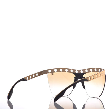 Prada Metal Perforated Sunglasses SPR 53R Bronze 4 of 9