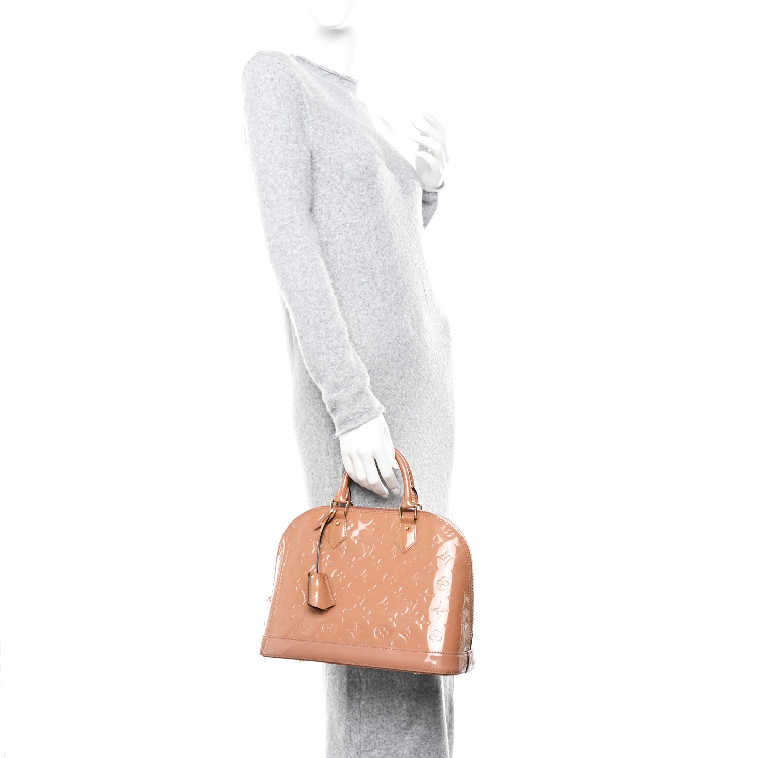 Louis Vuitton Vernis Alma PM Rose Velours 3 of 13