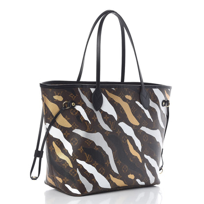 Louis Vuitton X LOL Monogram Neverfull MM Gold Silver 3 of 10
