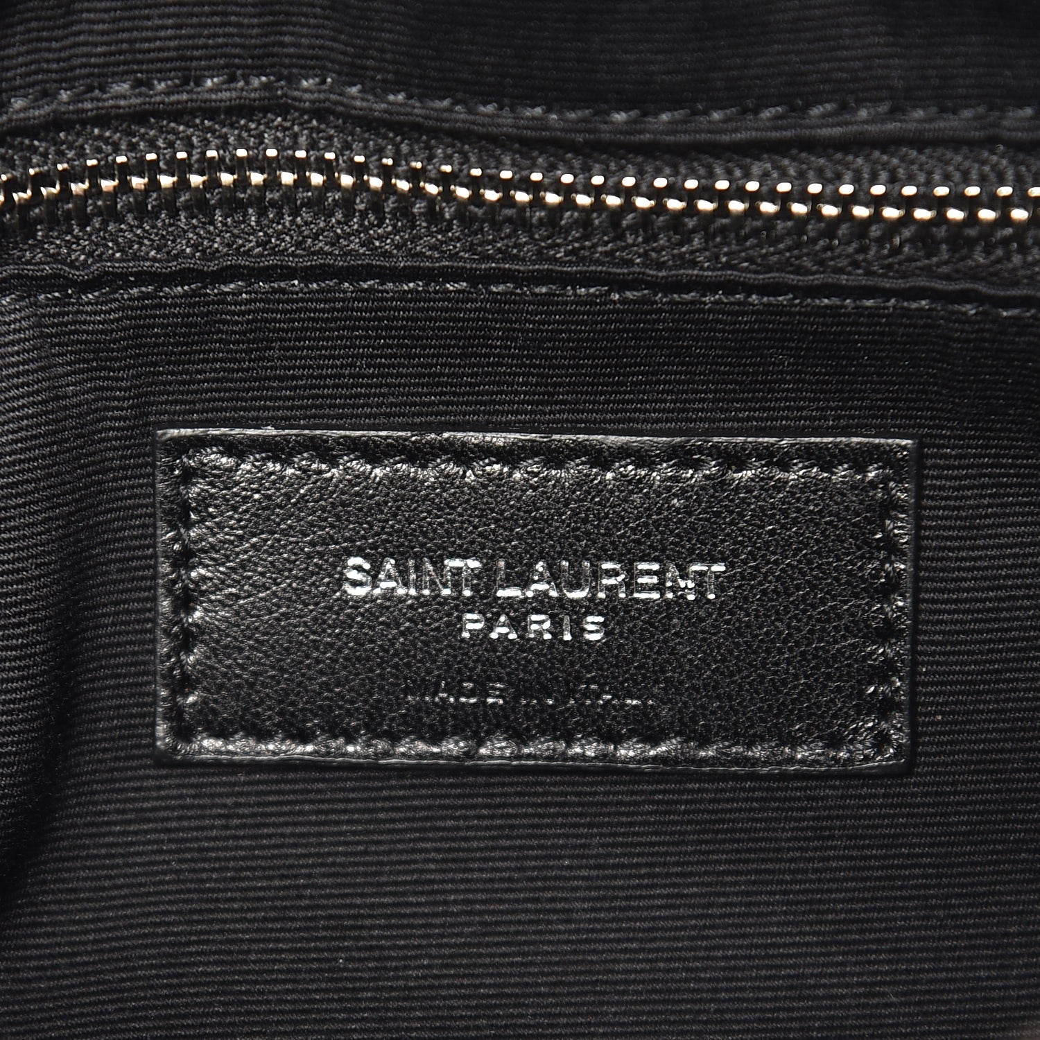 Saint Laurent Calfskin Y Quilted Monogram Medium Loulou Chain Satchel Black 8 of 9