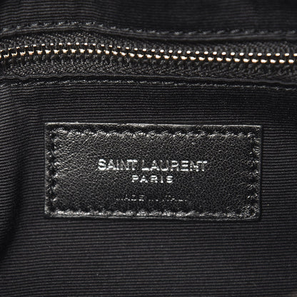 Saint Laurent Calfskin Y Quilted Monogram Medium Loulou Chain Satchel Black 8 of 9