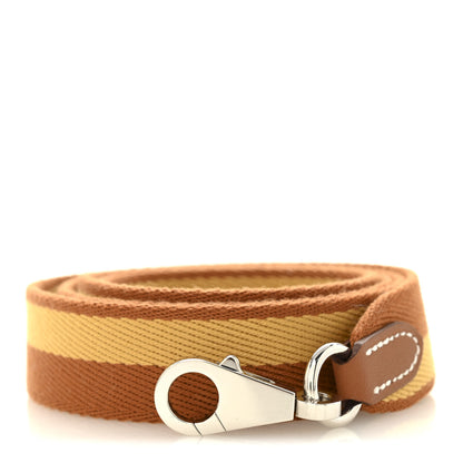 Hermes Toile Swift 25mm Sangle Casaque Shoulder Strap Gold Paille Gold 1 of 3
