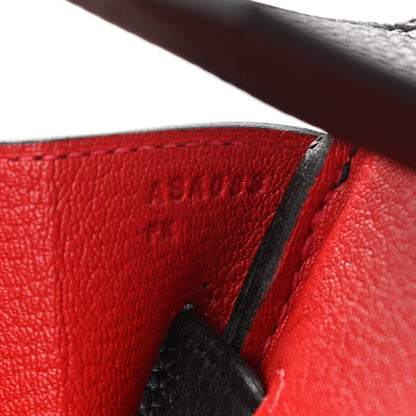 Hermes Togo Horseshoe Birkin 30 Black Rouge Grenat 7 of 11