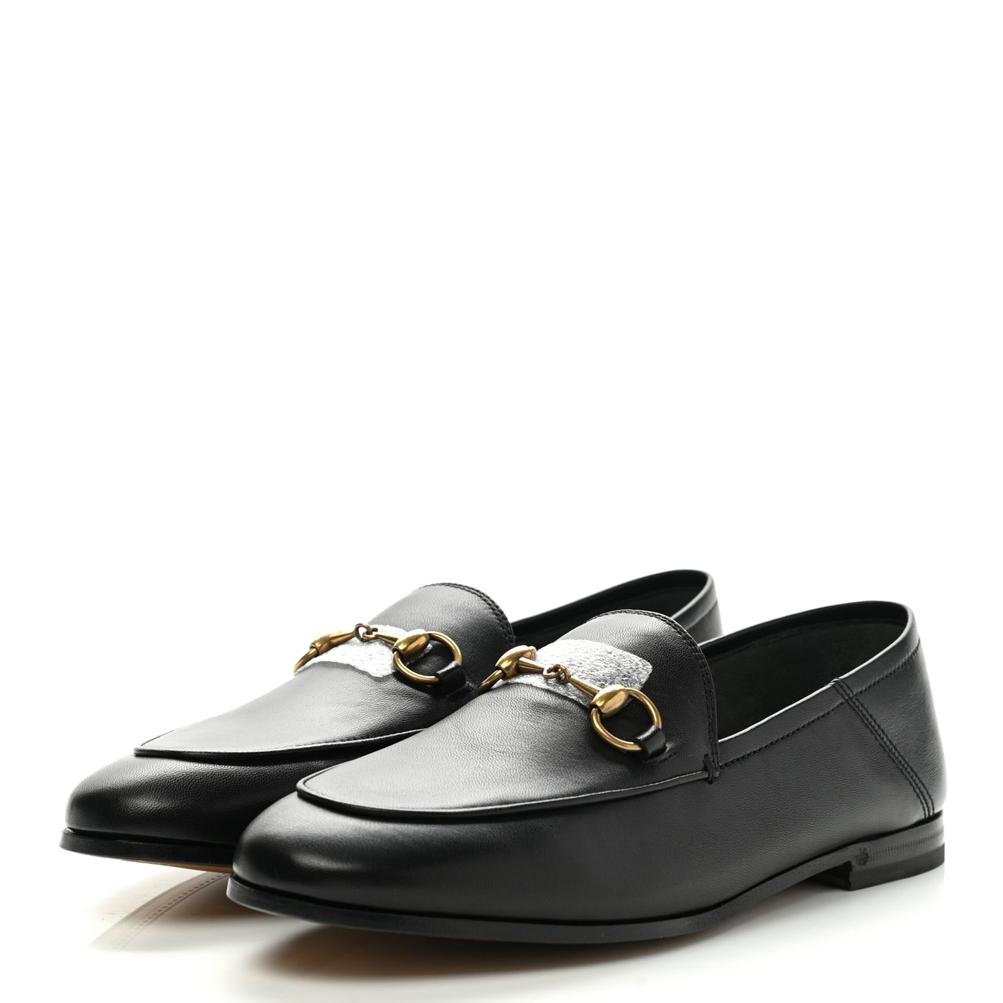 Lambskin Womens Brixton Horsebit Loafers 36 Black