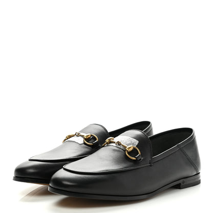 Gucci Lambskin Womens Brixton Horsebit Loafers 36 Black 3 of 9