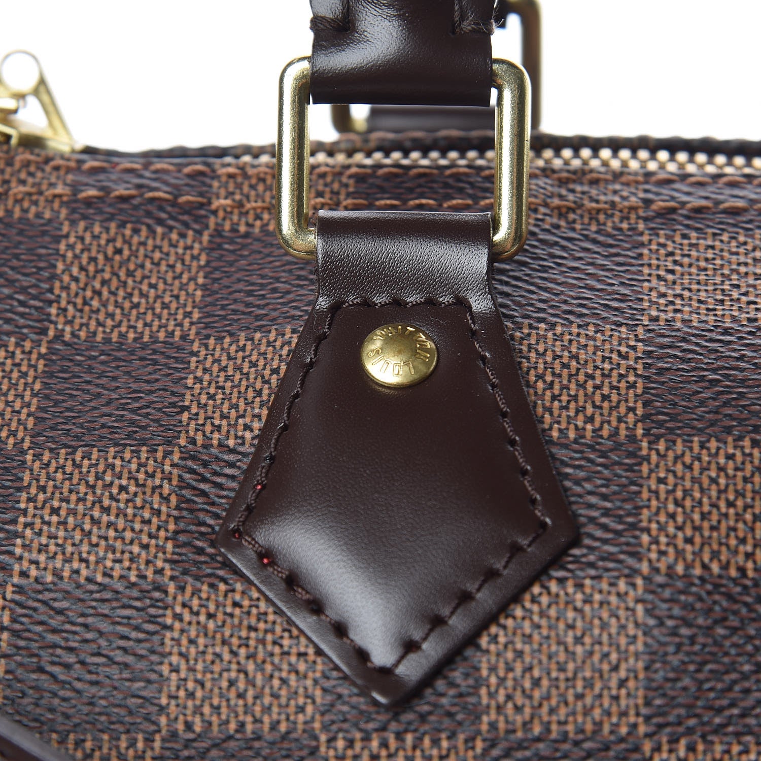 Louis Vuitton Damier Ebene Speedy Bandouliere 25 10 of 12