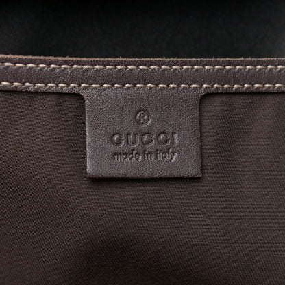 Gucci GG Supreme Monogram Large Zippered Shopping Tote Brown 7 of 19
