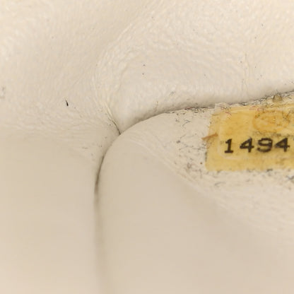 Chanel Caviar Quilted Jumbo Double Flap White 7 of 12