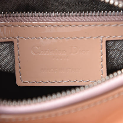 Christian Dior Patent Cannage Medium Lady Dior Beige 6 of 24