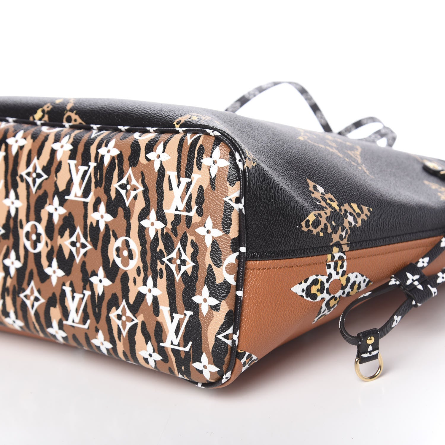 Louis Vuitton Monogram Giant Jungle Neverfull MM Black 10 of 10