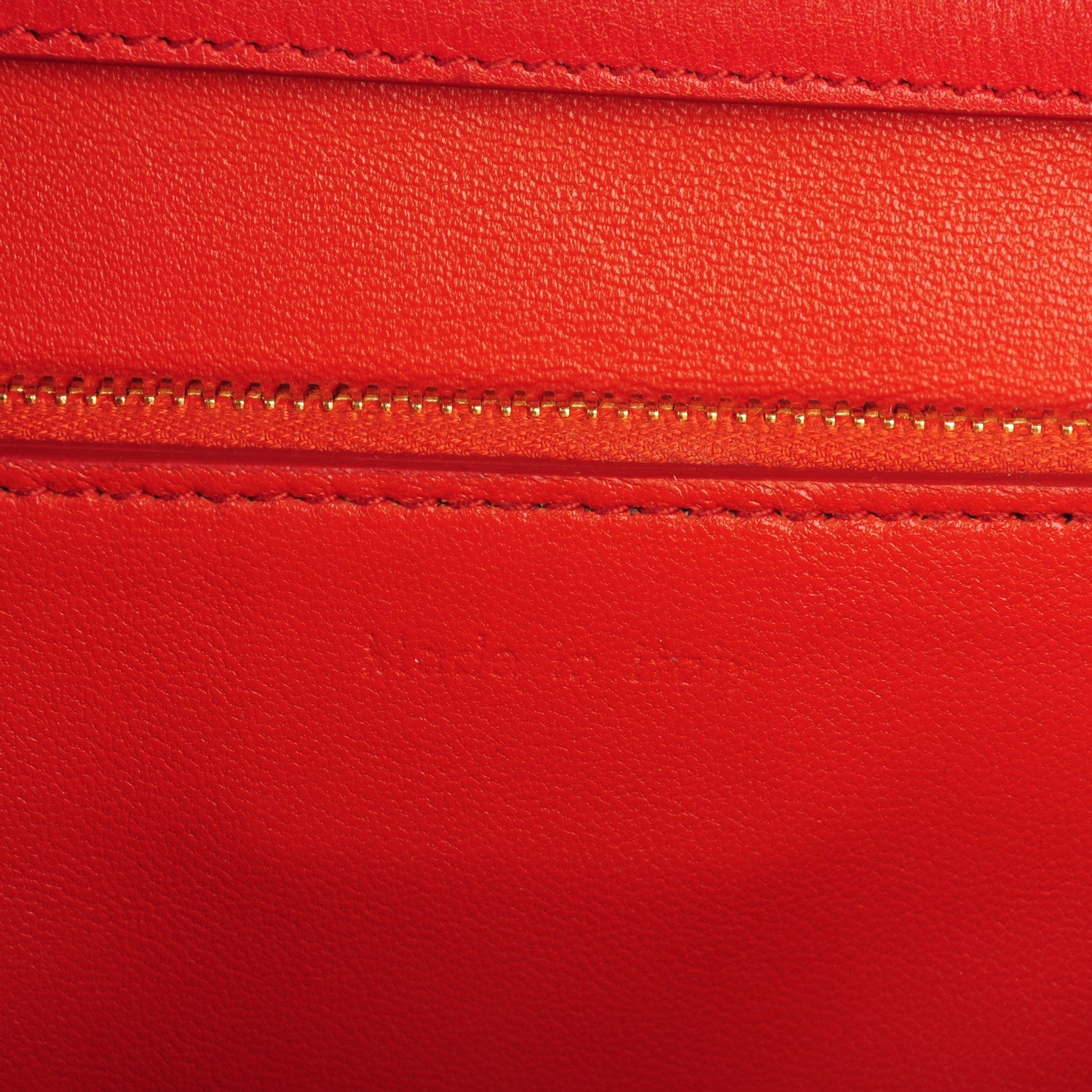 Celine Box Calfskin Medium Classic Box Flap Bag Poppy 7 of 11