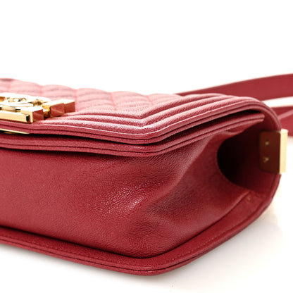 Chanel Caviar Quilted Small Boy Flap Fuchsia 10 of 10