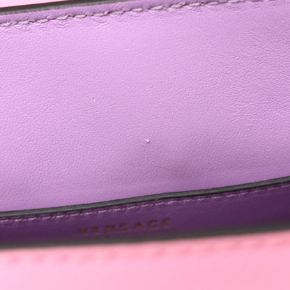 Versace Grained Calfskin Small La Medusa Top Handle Bag Pink 10 of 12