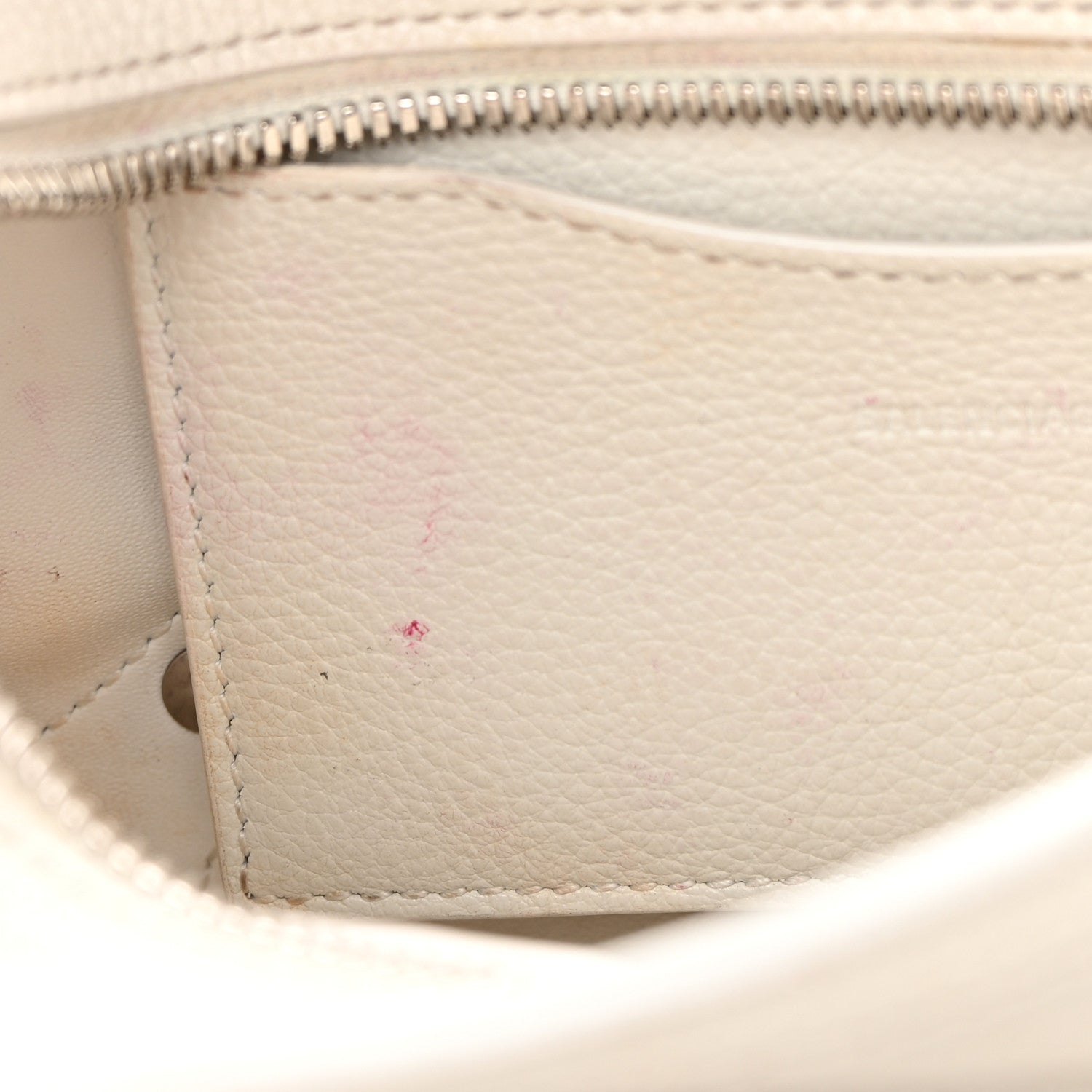 Balenciaga Grained Calfskin Neo Classic Silver Hardware Mini City White 13 of 22