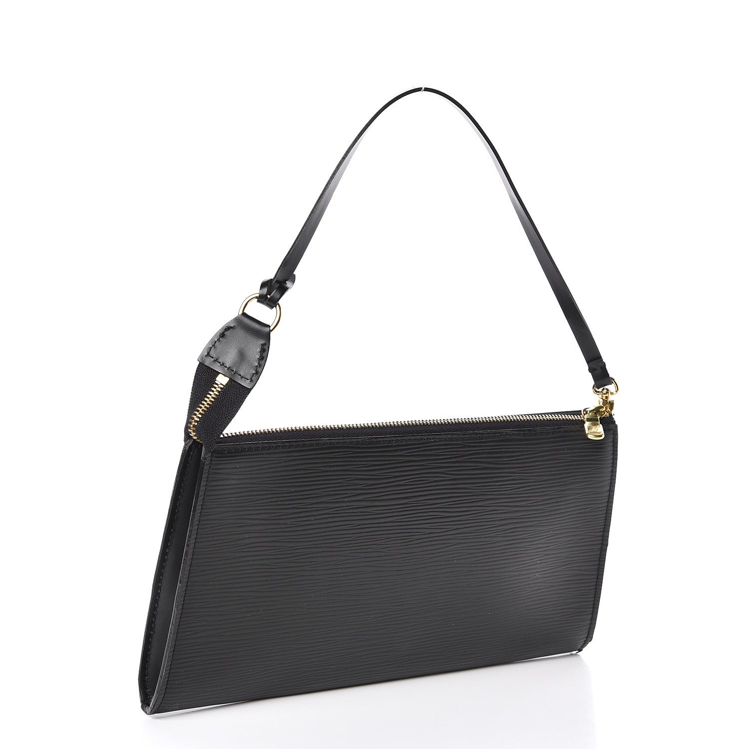 Louis Vuitton Epi Pochette Accessories 24 Black 3 of 9