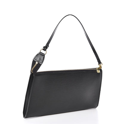 Louis Vuitton Epi Pochette Accessories 24 Black 3 of 9