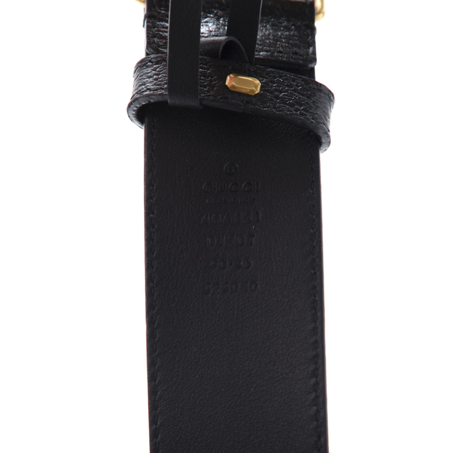 Textured Calfskin Double G 40mm Belt 90 36 Black