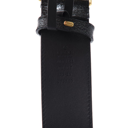 Gucci Textured Calfskin Double G 40mm Belt 90 36 Black 6 of 7